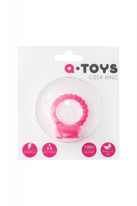 A-TOYS, Penis VibroRing, Silicone, Pink, O3.5 cm Boss of toys