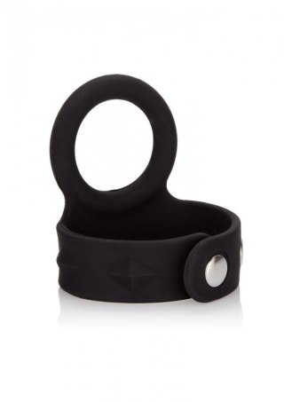 3-Snap Scrotum Ring - Medium Black Boss of toys