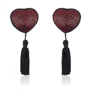 Bielizna-Heart shine nipples tassels (rosso) Boss of toys