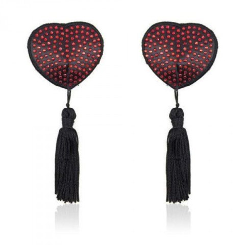 Bielizna-Heart shine nipples tassels (rosso) Boss of toys