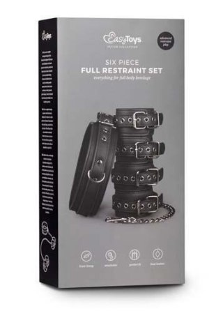 Kajdanki-Fetish set with collar, ankle- and wrist cuffs Boss of toys