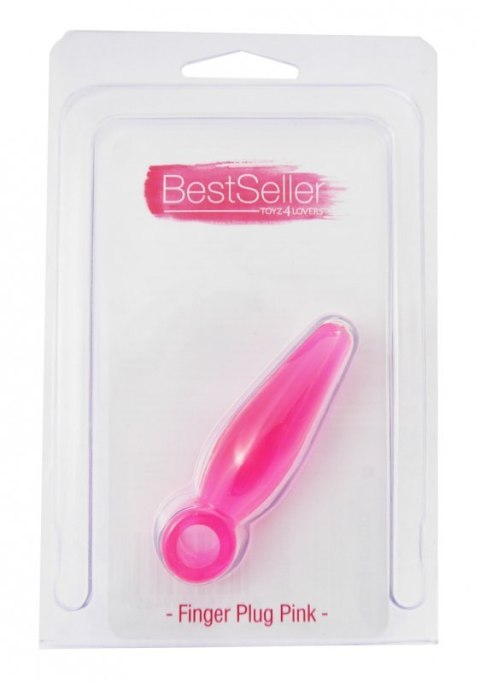 Plug-JAMMY JELLY ANAL FINGER PLUG PINK Boss of toys
