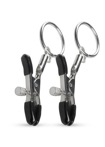 Stymulator-Metal Nipple Clamps With Ring Boss of toys