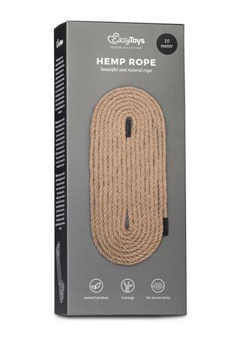 Wiązania-Hemp Bondage Rope 10M Boss of toys