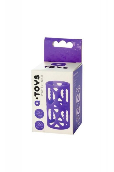 A-TOYS, Penis Sleeve, Silicone, Purple, 7.5 cm Boss of toys