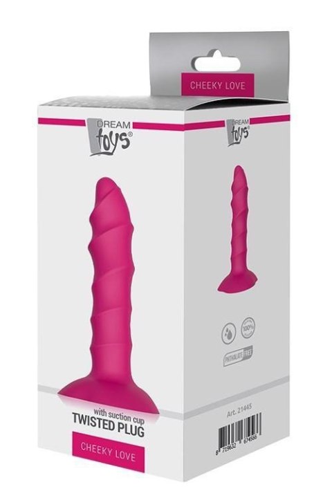 CHEEKY LOVE TWISTED PLUG WITH SUCTION CU Boss of toys