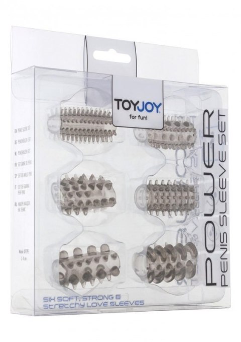 Power Penis Sleeve Set Grey Boss of toys