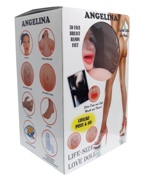 Lalka- ANGELINA 3D - Vibrating Boss of toys